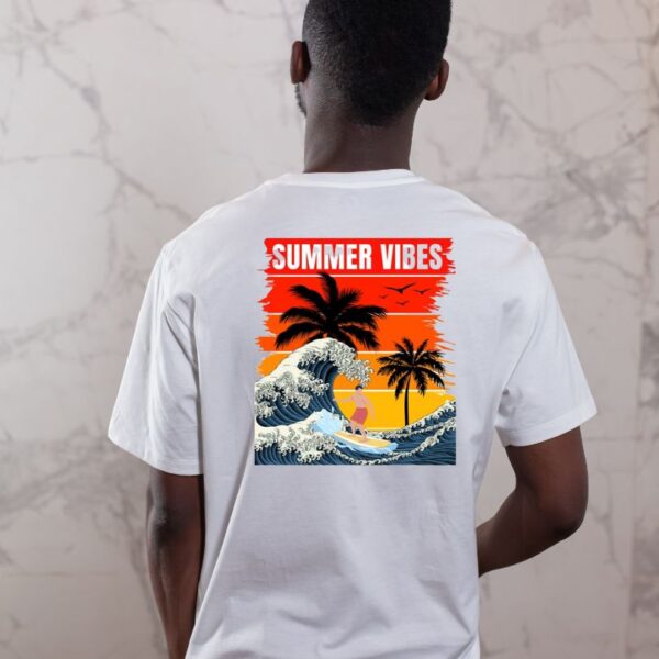 Summer Vibes Surfing Digital Design - Image 2