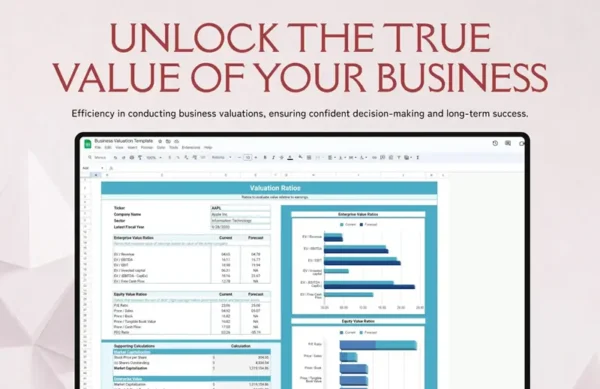 Value Your Business Now: Business Valuation Template